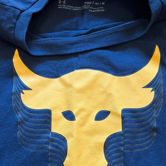 Kids Under Armour Project Rock Brahma Bull T-Shirt - Picture 2 of 2